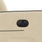 Preview: Relaxsessel Elektrisch Creme Stoff