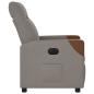 Preview: Relaxsessel Elektrisch Taupe Stoff