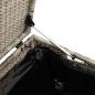 Preview: Garten-Auflagenbox Hellgrau 110x50x58 cm Poly Rattan