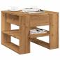 Preview: ARDEBO.de - Couchtisch Artisan-Eiche 55,5x55x45 cm Holzwerkstoff