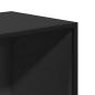 Preview: Bücherregal Schwarz 60x35x107,5 cm Holzwerkstoff
