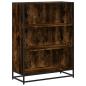 Preview: Bücherregal Räuchereiche 80,5x35x107,5 cm Holzwerkstoff