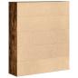 Preview: Bücherregal Räuchereiche 89x24x101,5 cm Holzwerkstoff