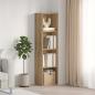 Preview: ARDEBO.de - Bücherregal/TV-Schrank Artisan-Eiche 36x30x143 cm Holzwerkstoff