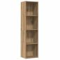 Preview: Bücherregal/TV-Schrank Artisan-Eiche 36x30x143 cm Holzwerkstoff