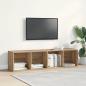 Preview: Bücherregal/TV-Schrank Artisan-Eiche 36x30x143 cm Holzwerkstoff