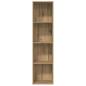 Preview: Bücherregal/TV-Schrank Artisan-Eiche 36x30x143 cm Holzwerkstoff