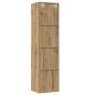 Preview: Bücherregal/TV-Schrank Artisan-Eiche 36x30x143 cm Holzwerkstoff