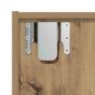 Preview: Bücherregal/TV-Schrank Artisan-Eiche 36x30x143 cm Holzwerkstoff
