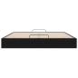 Preview: Ottoman-Bett ohne Matratze Schwarz 200x200 cm Samt