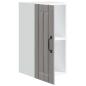 Preview: Küchen-Hängeschrank Lucca Grau Sonoma Holzwerkstoff