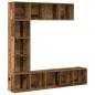 Preview: Bücherschränke 3 Stück Altholz Holzwerkstoffe