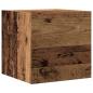Preview: 9-tlg. TV-Schrank-Set Wandmontage Altholz-Optik Holzwerkstoff