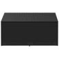 Preview: Garten-Auflagenbox Schwarz 110x50x58 cm Poly Rattan
