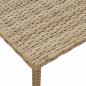 Preview: Garten-Couchtisch Rechteckig Beige 40x40x37 cm Poly Rattan