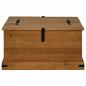 Preview: Truhe HALDEN 91x91x47 cm Massivholz Kiefer