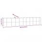 Preview: Hochbeet Pulverbeschichteter Stahl 396x100x68 cm Anthrazit