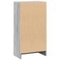 Preview: Bücherregal Grau Sonoma 40x24x76 cm Holzwerkstoff