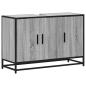 Preview: Waschbeckenunterschrank Grau Sonoma 90x33x60 cm Holzwerkstoff