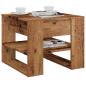 Preview: ARDEBO.de - Couchtisch Altholz-Optik 55,5x55x45 cm Holzwerkstoff