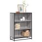 Preview: ARDEBO.de - Bücherregal Grau Sonoma 80,5x35x107,5 cm Holzwerkstoff