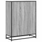 Preview: Bücherregal Grau Sonoma 80,5x35x107,5 cm Holzwerkstoff