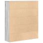 Preview: Bücherregal Grau Sonoma 89x24x101,5 cm Holzwerkstoff