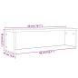 Preview: Küchenregal Stapelbar Braun Eichen-Optik 50x15x16 cm