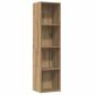 Preview: Bücherregal/TV-Schrank Altholz-Optik 36x30x143 cm Holzwerkstoff