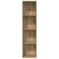 Preview: Bücherregal/TV-Schrank Altholz-Optik 36x30x143 cm Holzwerkstoff