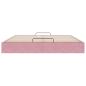 Preview: Ottoman-Bett ohne Matratze Rosa 200x200 cm Samt