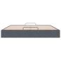 Preview: Ottoman-Bett ohne Matratze Dunkelgrau 200x200 cm Samt