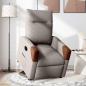 Preview: Relaxsessel mit Aufstehhilfe Elektrisch Taupe Stoff