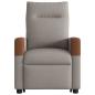 Preview: Relaxsessel mit Aufstehhilfe Elektrisch Taupe Stoff
