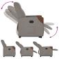 Preview: Relaxsessel mit Aufstehhilfe Elektrisch Taupe Stoff