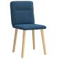 Preview: Esszimmerstühle 2 Stk. Blau Stoff