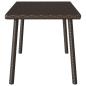 Preview: Garten-Couchtisch Rechteckig Braun 80x40x37 cm Poly Rattan