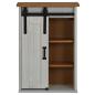 Preview: Hängeschrank HALDEN mit Schiebetür Weiß 49x22,5x70 cm Kiefer