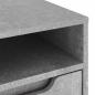 Preview: TV-Schrank VISNES Betongrau 60x40x38 cm Holzwerkstoff