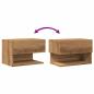 Preview: Wand-Nachttisch Artisan-Eiche