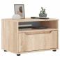 Preview: ARDEBO.de - TV-Schrank VISNES Sonoma-Eiche 60x40x38 cm Holzwerkstoff