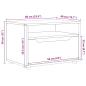 Preview: TV-Schrank VISNES Sonoma-Eiche 60x40x38 cm Holzwerkstoff