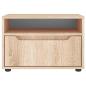 Preview: TV-Schrank VISNES Sonoma-Eiche 60x40x38 cm Holzwerkstoff