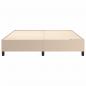 Preview: Bettgestell Cappuccino-Braun 180x200 cm Kunstleder