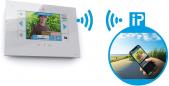 Preview: M-E Vistadoor VDV-907-IP-S Video Innenstation mit 7 Zoll Monitor iP, Bildspeicher, Freisprechen, Sensortouch & mp3, schwarz (41289)