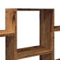 Preview: Wandregal Altholz-Optik 159x18x66 cm Holzwerkstoff