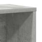 Preview: Bücherregal Betongrau 60x24x76,5 cm Holzwerkstoff