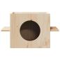 Preview: Katzenhaus 51x35x30 cm Massivholz Kiefer