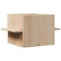 Preview: Katzenhaus 51x35x30 cm Massivholz Kiefer