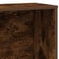 Preview: Bücherregal Räuchereiche 60x24x120 cm Holzwerkstoff